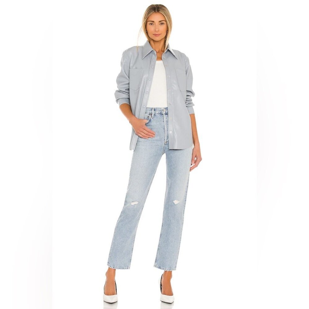 AGOLDE 90s Pinch Waist Organic Cotton High Rise Denim Jeans Flashback Distressed